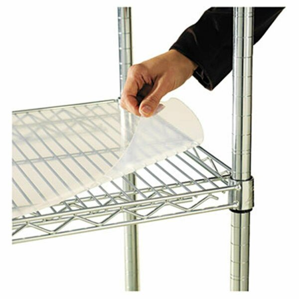 Fine-Line Shelf Liners For Wire Shelving  36w x 24d  Clear Plastic, 4PK FI1523819
